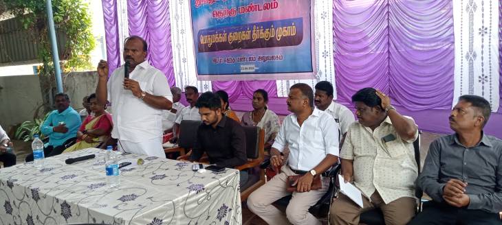 தூத்துக்குடி மாநகராட்சி அனைத்து பகுதிகளிலும் மே மாதத்திற்குள் முழுமையான பணிகள் நிறைவுபெறும் தெற்கு மண்டல குறைதீர்க்கும் முகாமில் மேயா் ஜெகன் பொியசாமி தகவல்!!