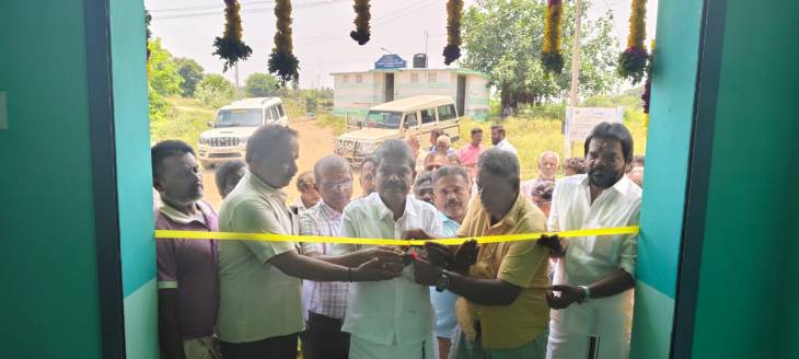 கொல்லங்கிணறு கிராமத்தில் புதிய நியாயவிலை கடை - சண்முகையா எம்.எல்.ஏ. திறப்பு!!