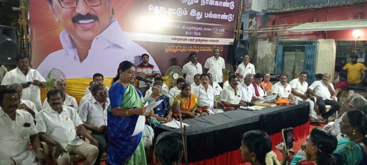 தூத்துக்குடி சண்முகபுரம் பகுதி சார்பில் திராவிட மாடல் ஆட்சியின் நான்காண்டு சாதனைகளை விளக்கி அமைச்சர் கீதா ஜீவன் தெருமுனை பிரச்சாரம்!!