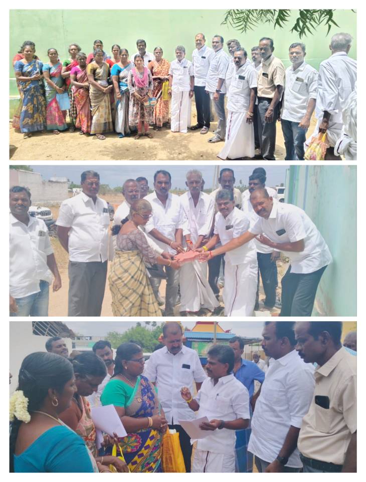 தூத்துக்குடி முடிவைத்தானேந்தல் கிராம பகுதிகளில் வாறுகால் அமைக்கும் பணி, மற்றும் பேவர் பிளாக் அமைக்கும் பணியினை சண்முகையா எம்.எல்.ஏ., தொடங்கி வைத்தார்!!