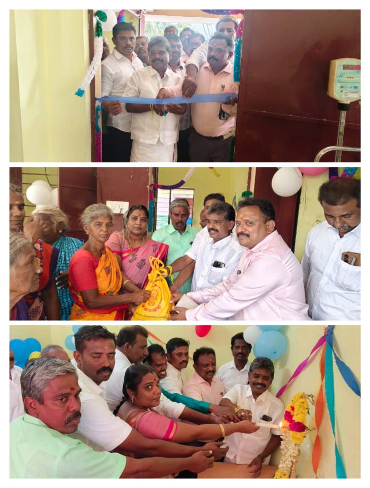 கருங்குளம் ஊராட்சி ஒன்றியம் மு. புதுக்கிராமம் கிராமத்தில் ரூ. 8 லட்சம் மதிப்பீட்டில் கட்டப்பட்டுள்ள பல்நோக்கு கட்டிடத்தை எம்எல்ஏ சண்முகையா திறந்து வைத்தார்!!