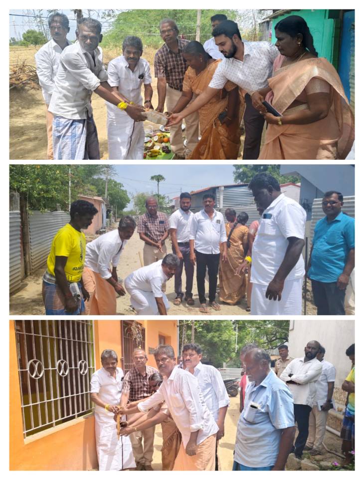 ஒட்டப்பிடாரம் சட்டமன்ற தொகுதிக்குட்பட்ட பகுதியில் அனைத்து கிராம அண்ணா மறுமலர்ச்சி திட்டத்தின் கீழ் பேவர் பிளாக் அமைக்கும் பணியினை எம்.எல்.ஏ. சண்முகையா அடிக்கல் நாட்டி துவக்கி வைத்தார்!!