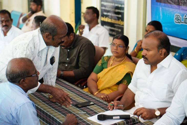 தூத்துக்குடி மாநகராட்சி வடக்கு மண்டலத்தில் மேயர் ஜெகன் பெரியசாமி தலைமையில் குறைதீர்க்கும் முகாம்!!