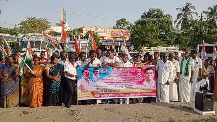ஆணவப் படுகொலை சிறப்பு தனிச் சட்டம் அமல்படுத்த கோரியும், தேர்தல் கமிஷன் பாஜகவின் கைக்கூலியாக வேலை செய்வதற்கு எதிர்ப்பு தெரிவித்தும் தூத்துக்குடியில் ஆர்ப்பாட்டம்!! 