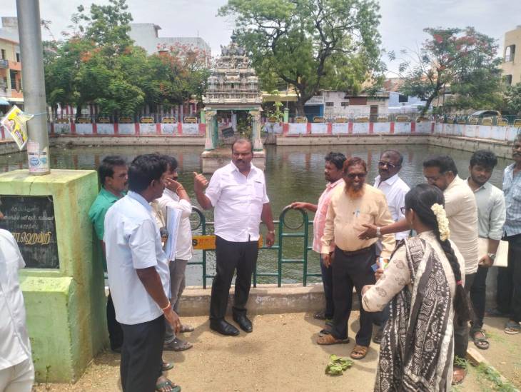 28 வருடத்திற்கு பிறகு 50 லட்சம் ரூபாய் செலவில் அதி நவீன வசதிகளுடன் ஜொலிக்கவுள்ளது தூத்துக்குடி தெப்பக்குளம் மேயர் ஜெகன் பொியசாமி தகவல்!!
