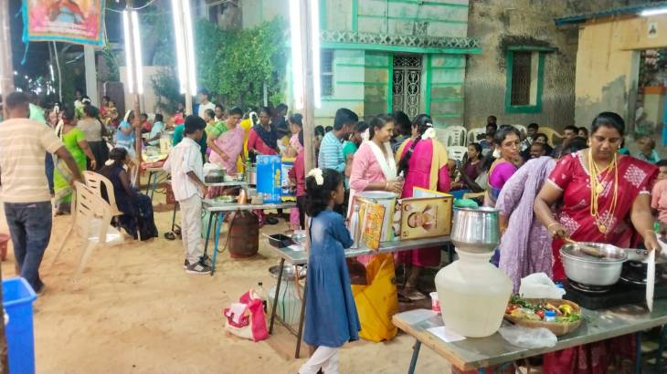 இராஜபாளையம் புனித பிலோமினம்மாள் இளைஞர் இயக்கத்தினர் சார்பில் சமையல் போட்டி  நடைபெற்றது!!                                    
