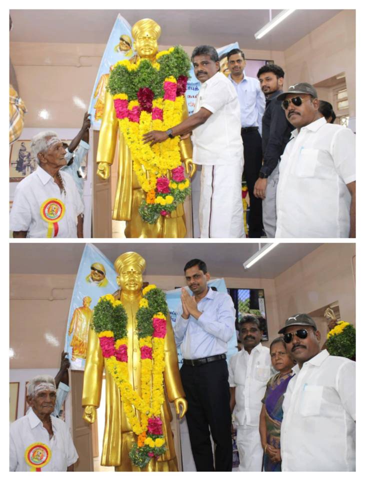 கப்பலோட்டிய தமிழர் பிறந்ததினம் - இளம் பகவத் ஆட்சியர், சண்முகையா எம்எல்ஏ மரியாதை!!
