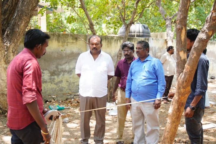 தூத்துக்குடி சிவந்தாகுளம் பகுதியில் முதல்வர் படைப்பகம்  - மேயர் ஜெகன் பெரியசாமி ஆய்வு மேற்கொண்டார்!!