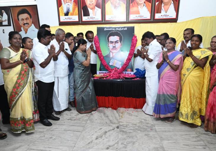 தூத்துக்குடியில் இம்மானுவேல் சேகரன் நினைவு தினத்தையொட்டி அமைச்சர் கீதாஜீவன் மலர் அஞ்சலி செலுத்தி மாியாதை!!