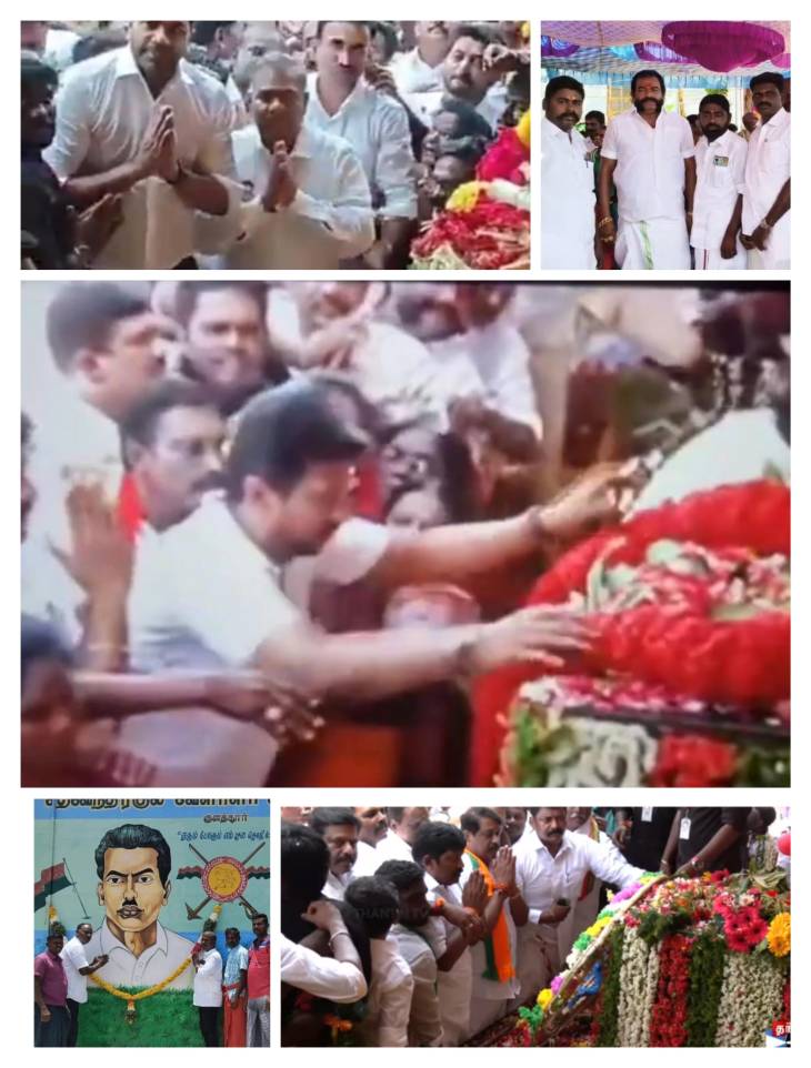 பரமக்குடியில் தியாகி இம்மானுவேல் சேகரனுக்கு பல்வேறு அரசியல் கட்சி தலைவர்கள் நினைவஞ்சலி மரியாதை செலுத்தினர்!!