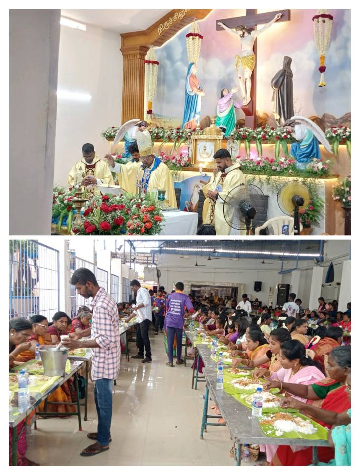 தூத்துக்குடி பாத்திமா நகர் பங்கு சிலுவையா ஆலய திருவிழா அசன விருந்துடன் நிறைவு!!