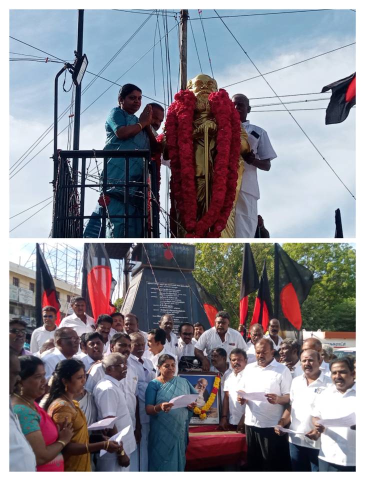தூத்துக்குடியில் தந்தை பெரியார் பிறந்த தினம் வடக்கு மாவட்ட திமுக சார்பில் கொண்டாடப்பட்டது!!