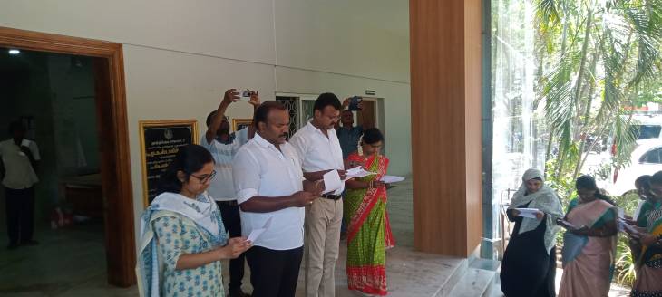 பெரியார் பிறந்த நாளில் தூத்துக்குடி மாநகராட்சியில் சமூக நீதி உறுதிமொழி!!