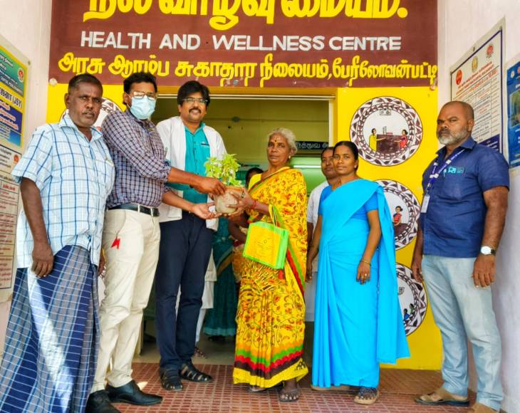 தேசிய ஆயுர்வேத தினத்தை முன்னிட்டு பேரிலோவன்பட்டியில் சிறப்பு மருத்துவ முகாம்!!
