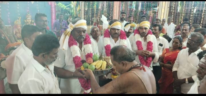 தூத்துக்குடி நந்தகோபாலபுரம் பத்திரகாளியம்மன் கோவிலில் தசரா விழாவில் மேயர் ஜெகன் பெரியசாமி பங்கேற்பு!!