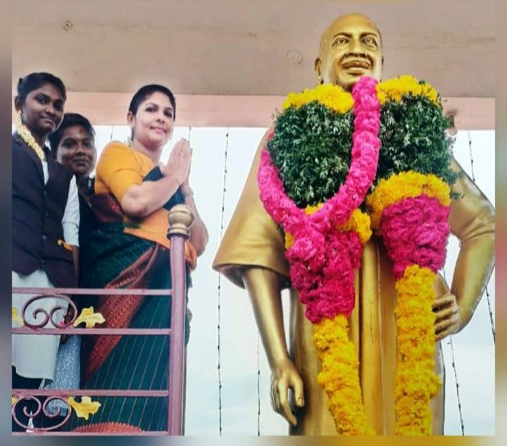கல்வியால் சமூக மாற்றம் உருவாக்கிய காமராஜருக்கு மக்கள் நல உரிமை அமைப்பாளர் அருணாதேவி ரமேஷ் பாண்டியன் நினைவு அஞ்சலி!!