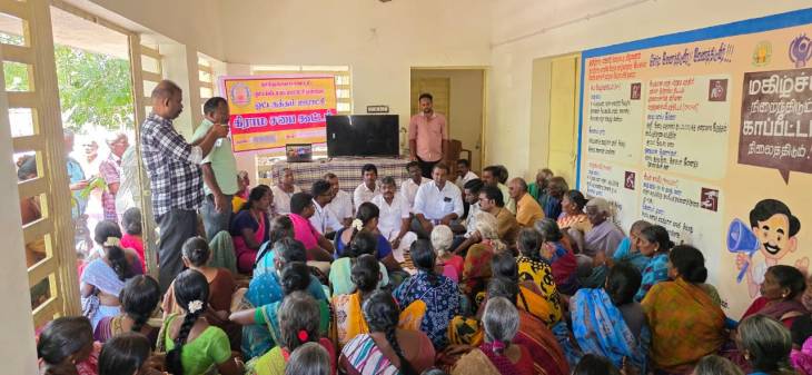ஒட்டநத்தம் கிராமத்தில் நடைபெற்ற கிராம சபை கூட்டத்தில் சண்முகையா எம்எல்ஏ – மக்களிடம் நேரில் கேட்டறிந்தார் அடிப்படை வசதிகள்!!