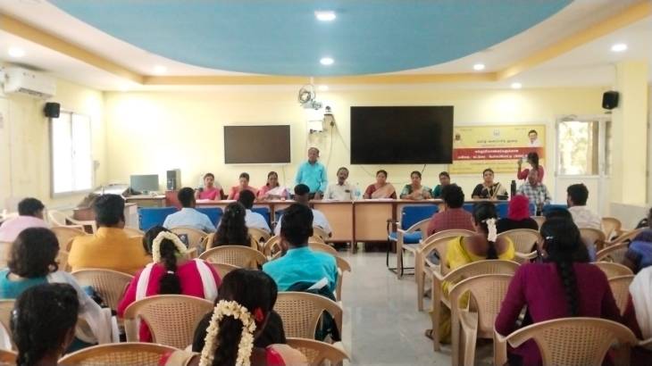 தூத்துக்குடியில் கல்லூரி மாணவர்களுக்கு தமிழ்வளர்ச்சித் துறை நடத்திய கவிதை, கட்டுரை, பேச்சுப் போட்டிகள் – வெற்றியாளர்களுக்கு பரிசும் மாநில போட்டிக்கு வாய்ப்பும்!