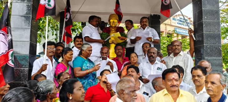 எம்ஜிஆர் வழியில் மீண்டும் நல்லாட்சி — தூத்துக்குடியில் முன்னாள் அமைச்சர் சி.த.செல்லப்பாண்டியன் மரியாதை!!