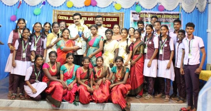 குறுக்குசாலை கீதாஜீவன் கல்லூரியில் பள்ளிகளுக்கிடையிலான கலை மற்றும் அறிவுத் திறன் போட்டிகள் சிறப்பாக நடைபெற்றது!!