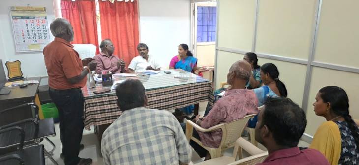தூத்துக்குடி ஊராட்சி ஒன்றியத்தில் மழைக்கால முன்னேற்பாடு ஆலோசனை!!
