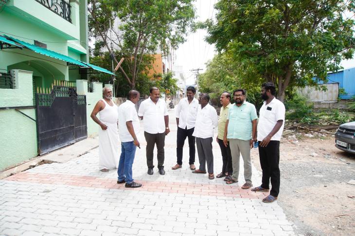 தூத்துக்குடி கே.சி.காலனியில் புதிய பேவர் பிளாக் சாலை – வளர்ச்சி பணிகள் வேகமாக!