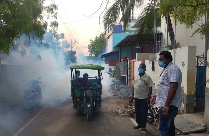 ஓட்டப்பிடாரம் தொகுதி சட்டமன்ற உறுப்பினர் எம்.சி. சண்முகையா எம்எல்ஏ — கொசு ஒழிப்பு பணிகளில் துரித நடவடிக்கை!