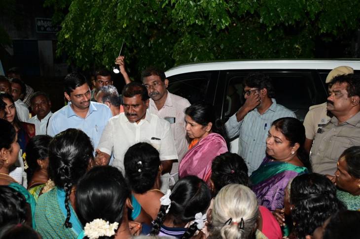 கனிமொழி எம்.பி, கீதா ஜீவன் அமைச்சர், மார்கண்டேயன் எம்எல்ஏ இணைந்து ஆய்வு — 363 ஊரக குடியிருப்புகளுக்கான குடிநீர் திட்டம் விரைவில் நிறைவேற்றம்!