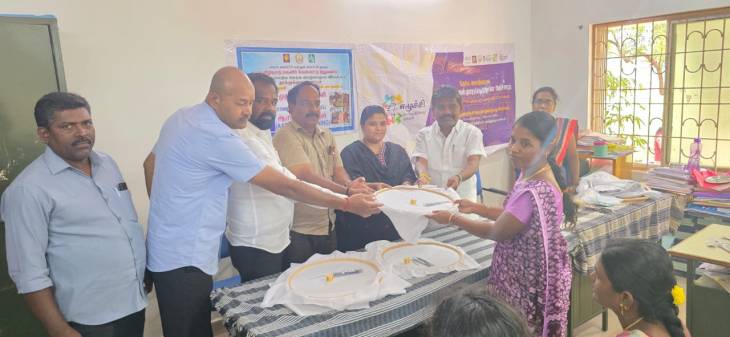எம்.சி. சண்முகையா எம்எல்ஏ தலைமையில் பெண்களுக்கு 30 நாட்கள் இலவச ஆரி வேலைப் பயிற்சி தொடக்கம்!!
