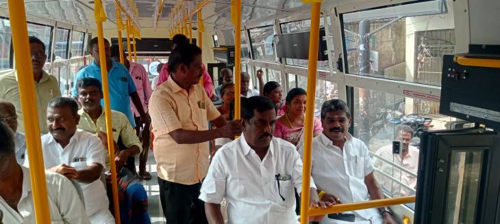 “புதியம்புத்தூரில் தொடங்கிய விடியல் சேவை… அதே பேருந்தில் எம்எல்ஏ பயணம் – ஓட்டப்பிடாரத்தில் மக்களை ஆச்சரியப்படுத்திய தொடக்கம்!”