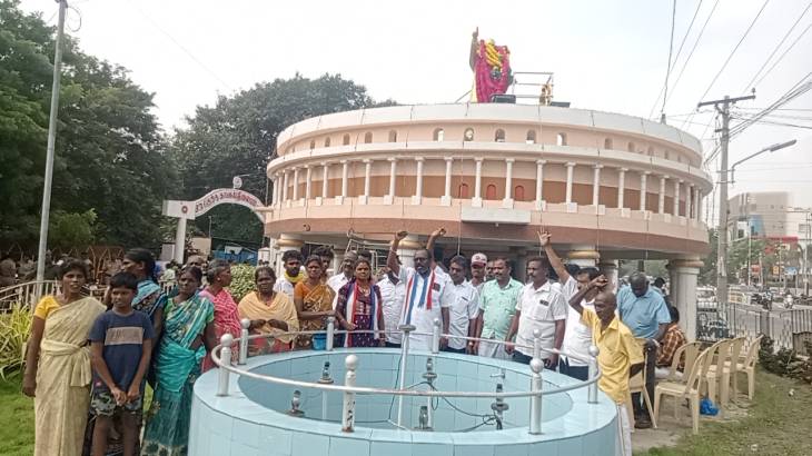 மாநகர் மாவட்ட செயலாளர் மா. மாரிச்செல்வம் தலைமையில் புரட்சி பாரதம் கட்சியினரின் பாபா சாகிப் டாக்டர். அம்பேத்கர் நினைவு நாள் வீரவணக்க நிகழ்வு!!