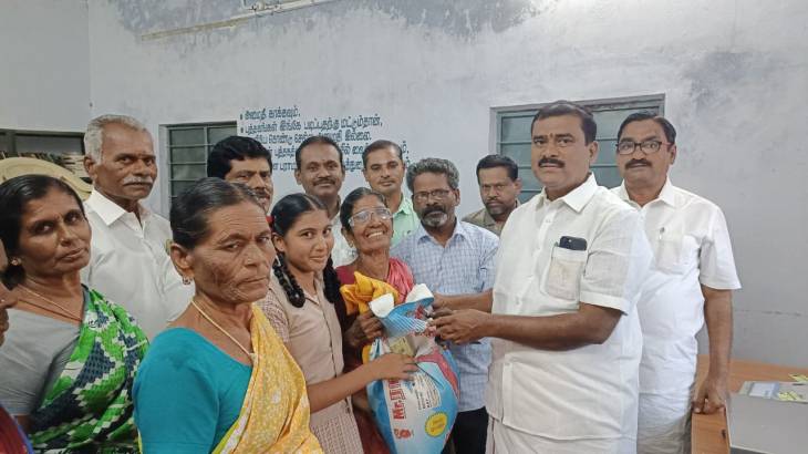 G.V. மார்கண்டேயன் எம்எல்ஏ திறந்து வைத்த A.லட்சுமிபுரம் பகுதிநேர நியாய விலைக் கடை!!