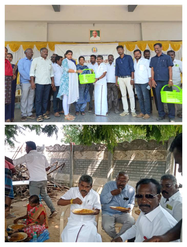 “அதிகாரம் அல்ல, அன்பு பேசும் அரசியல்… முகாமில் பொதுமக்களுடன் உணவருந்திய சண்முகையா எம்எல்ஏ”