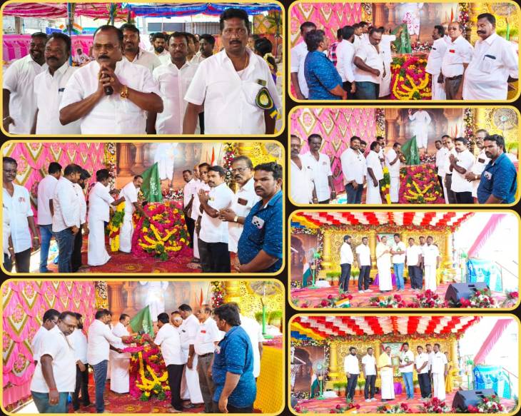 சுதந்திர போராட்ட வீரர் பாண்டியபதி தேர்மாறன் பிறந்தநாள்: முன்னாள் அமைச்சர் சி.த.செல்லப்பாண்டியன் மரியாதை!!
