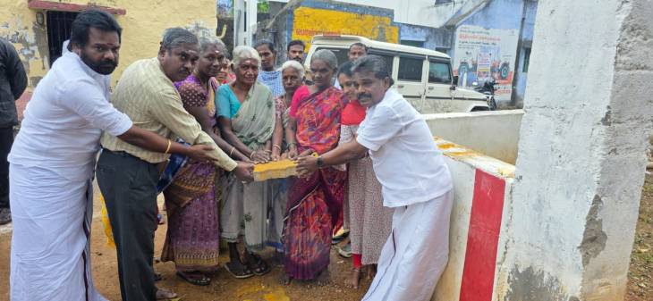 ஒட்டப்பிடாரம் எம்எல்ஏ எம்.சி.சண்முகையா தொடங்கி வைத்த பல்வேறு வளர்ச்சி திட்டங்கள்!!
