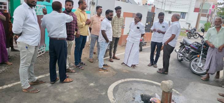 “என் வாக்குச்சாவடி – வெற்றி வாக்குச்சாவடி” முழக்கத்துடன் பூத் கமிட்டி ஆலோசனை; மழைநீர், கழிவுநீர் பிரச்சினைகளில் நேரடி ஆய்வு மேற்கொண்ட எம்.சி. சண்முகையா எம்எல்ஏ!!