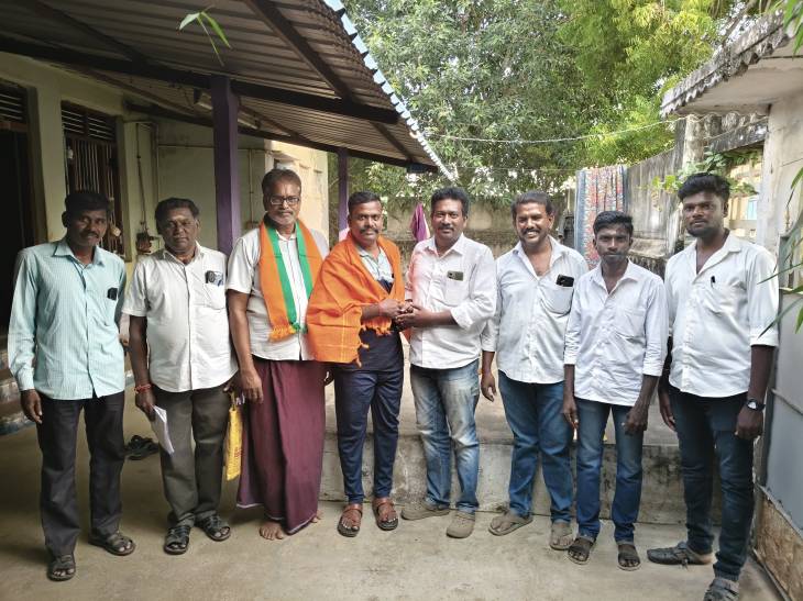 தூத்துக்குடி தெற்கு ஒன்றியத்தில் பா.ஜ.க. கிளை நிர்வாகிகள் ஆய்வு – கட்சியை வலுப்படுத்த மாவட்ட தலைவர் அறிவுறுத்தல்!!