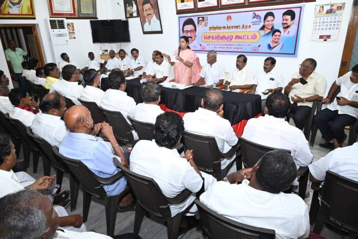 திராவிட முன்னேற்றக் கழகம் தூத்துக்குடி வடக்கு மாவட்ட செயற்குழு கூட்டம்: வளர்ச்சி பணிகள் தீவிரம் – தேர்தல் பணிகளில் முழு உறுதி!!