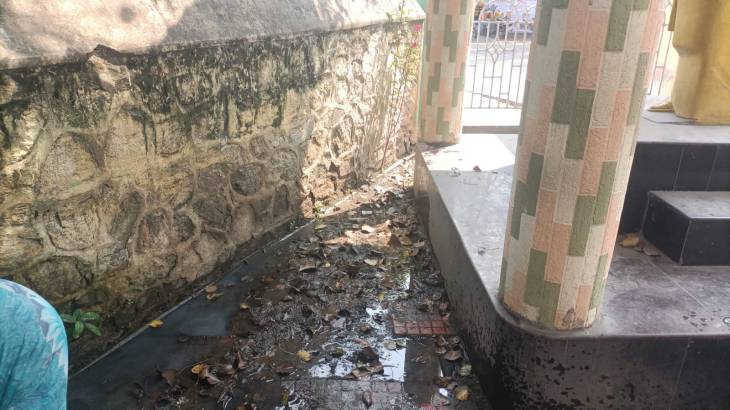 தியாகி வ.உ.சி. சிலை வளாகத்தில் கழிவுநீர் தேக்கம் – உடனடி சீரமைப்பு கோரி கோரிக்கை!!