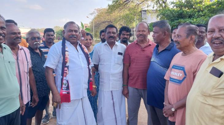 மைதான நடைபயிற்சியில் மெல்லிய பிரச்சாரம்… அதிமுக வேட்பாளர் சி.த. செல்லப்பாண்டியன் நேரடி அணுகல்!!