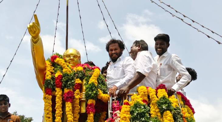தமிழ்நாடு பறையர் பாதுகாப்பு பேரவை – ஆதித்தமிழர் புரட்சி கழகம் சார்பில் அம்பேத்கர் 135வது பிறந்தநாள் மரியாதை!!