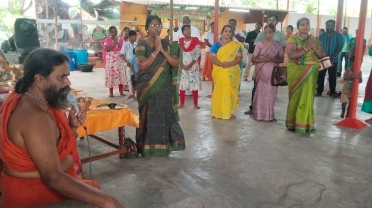 உலக நலனுக்காக சிறப்பு தேய்பிறை அட்டமி பூஜை கோரம்பள்ளம் பிரத்தியங்கிராதேவி காலபைரவர் சித்தர் பீடத்தில் திரளான பக்தர்கள் பங்கேற்பு!!