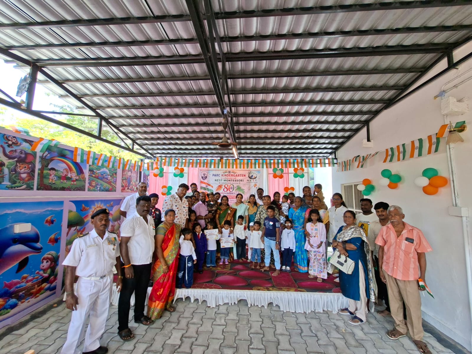 தூத்துக்குடியில் கோலாகலமாக நடைபெற்ற 80-வது சுதந்திர தின விழா!!
