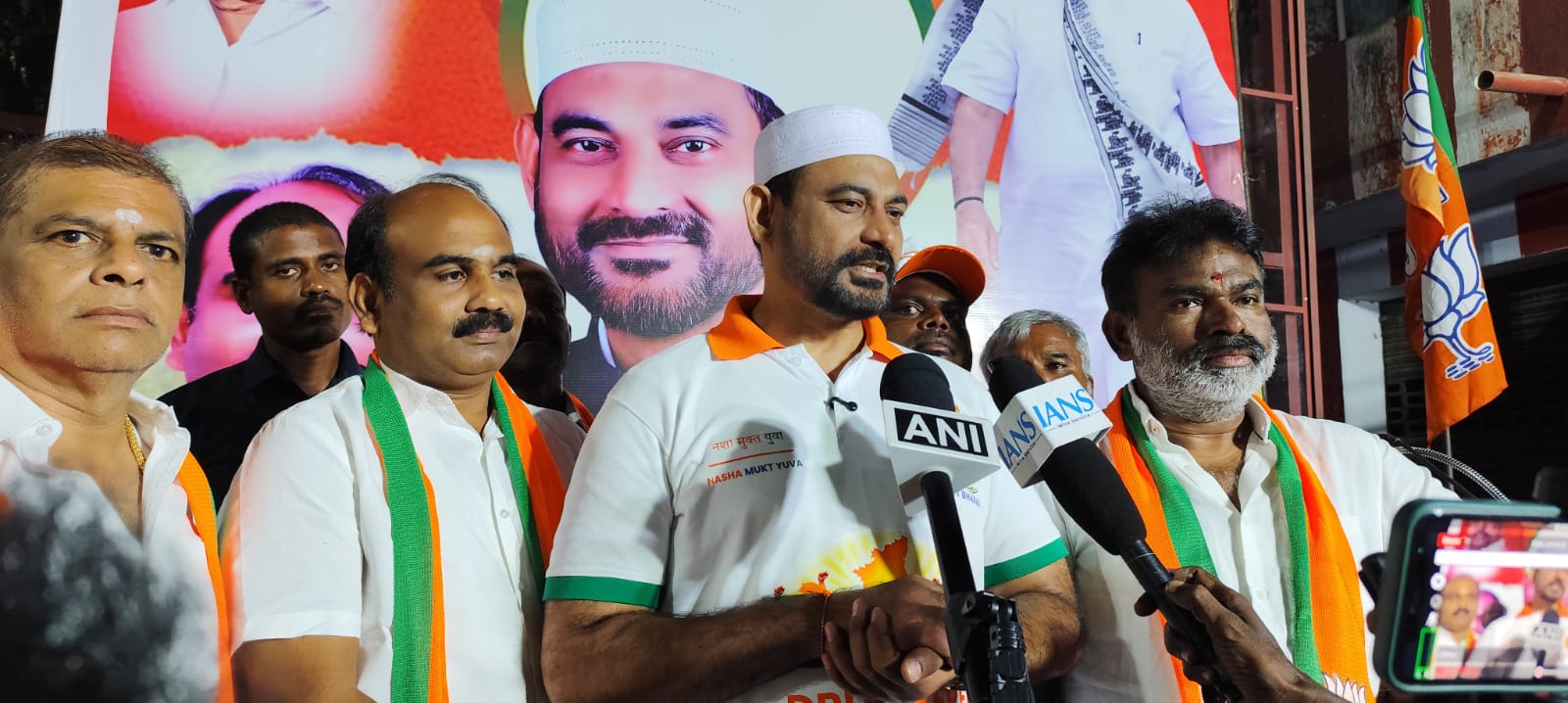 போதையில்லா பாரதத்தை உருவாக்குவோம்: தூத்துக்குடியில் பாஜக தேசிய செயலாளர் வேலூர் இப்ராஹிம் விழிப்புணர்வு பிரசாரம்!!